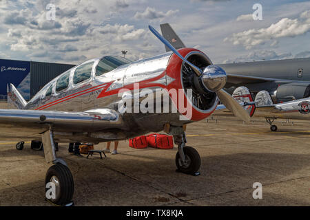 Paris-Le Bourget, Frankreich. 23. Juni 2019. Anzeige der Spartan 7 W Executive (Modell 7W-25) Am letzten Tag der 53. International Paris Air Show. Stockfoto