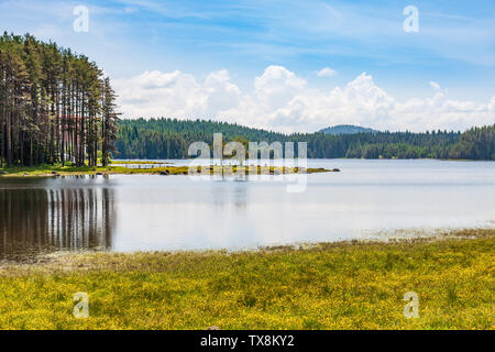 Blick auf das batak Reservoir bulgarien Shiroka polyana Pazardzhik Region Stockfoto