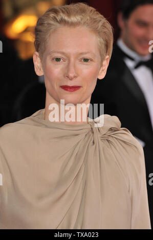 LOS ANGELES, Ca. 22. Februar 2009: Tilda Swinton an der 81st Academy Awards im Kodak Theater, Hollywood. © 2009 Paul Smith/Featureflash Stockfoto