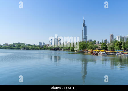 City Park, See Landschaft Stockfoto