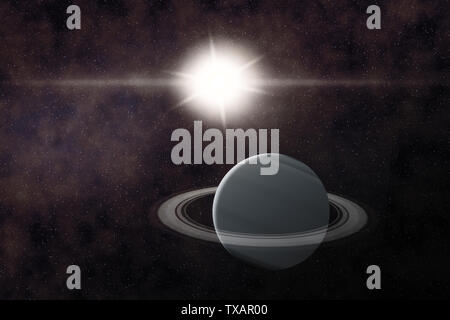 Himmelsbewegung, Planeten und Licht Stockfoto