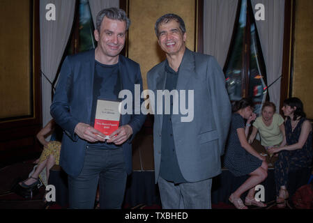 Bruno Masi erhält die Marcel Pagnol 2019 Award für "Kalifornien" (Ed. JC Lattès) Stockfoto