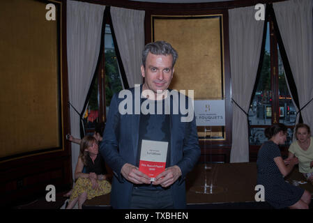 Bruno Masi erhält die Marcel Pagnol 2019 Award für "Kalifornien" (Ed. JC Lattès) Stockfoto