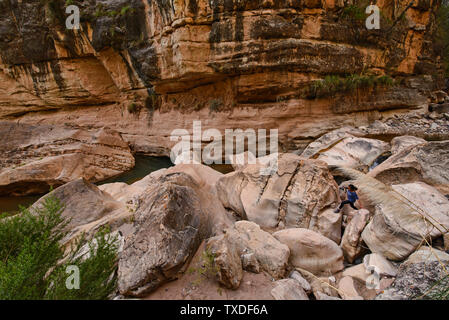 Trekking in der schönen Torotoro Canyon, Torotoro, Bolivien Stockfoto