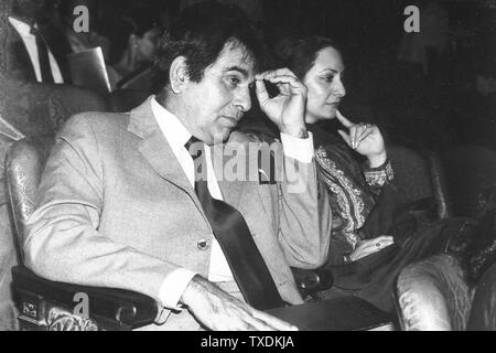 Dilip Kumar, indischer Schauspieler, Saira Banu, indische Filmschauspielerin, Ehefrau, Yusuf Khan, Tragödienkönig, Der Erste Khan, Indien, Asien Stockfoto