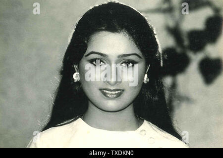 Indische Bollywood Film Schauspielerin, Padmini Kolhapure, Indien, Asien Stockfoto