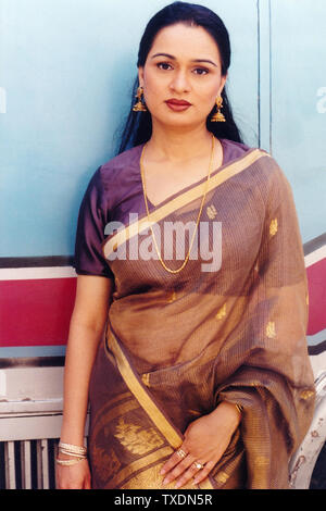 Indische Bollywood Film Schauspielerin, Padmini Kolhapure, Indien, Asien Stockfoto