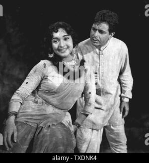 Indische Bollywood Schauspielerin Schauspieler Vyjayanthimala und Dilip Kumar, Indien, Asien, 1961 Stockfoto