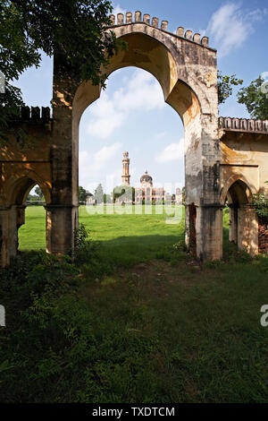 Muir Central College Tower, Uttar Pradesh, Indien, Asien Stockfoto