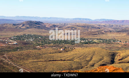 Tom Price Township, Western Australia, Australien Stockfoto