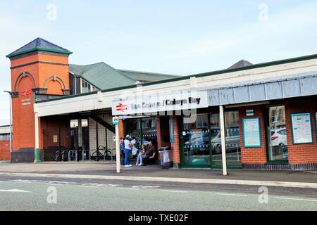 Colwyn Bay Railway Station, Wales, UK, Vereinigtes Königreich Stockfoto