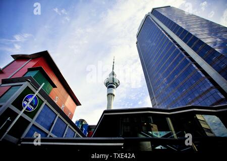 Sky City Center, Central Business, CBD, Auckland, Neuseeland Stockfoto