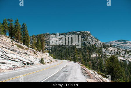 Yosemite Nationalpark, der Tioga Pass, Kalifornien Stockfoto