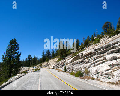 Yosemite Nationalpark, der Tioga Pass, Kalifornien Stockfoto