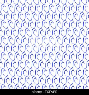 Abstrakte Wellen nahtlose Muster Hintergrund. Stock Vektor