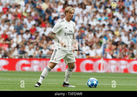 Madrid, Spanien. 23. Juni 2019. Guti (Real) Fußball: Freundlich 'Corazon Classic-Match 2019" zwischen Real Madrid Leyendas 5-4 Chelsea Legenden im Santiago Bernabeu in Madrid, Spanien. Credit: mutsu Kawamori/LBA/Alamy leben Nachrichten Stockfoto