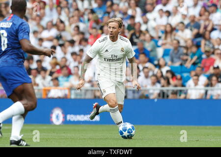 Madrid, Spanien. 23. Juni 2019. Guti (Real) Fußball: Freundlich 'Corazon Classic-Match 2019" zwischen Real Madrid Leyendas 5-4 Chelsea Legenden im Santiago Bernabeu in Madrid, Spanien. Credit: mutsu Kawamori/LBA/Alamy leben Nachrichten Stockfoto