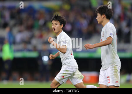 Takefusa Kubo (JPN), 24. Juni 2019 - FUSSBALL: Copa America 2019, Gruppe C Match zwischen Ecuador 1-1 Japan im Estadio Mineirao in Belo Horizonte, Brasilien. (Foto von Lba) Stockfoto