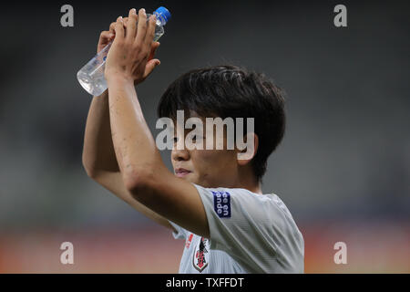 Takefusa Kubo (JPN), 24. Juni 2019 - FUSSBALL: Copa America 2019, Gruppe C Match zwischen Ecuador 1-1 Japan im Estadio Mineirao in Belo Horizonte, Brasilien. (Foto von Lba) Stockfoto