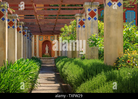 Frankreich, Alpes Maritimes, Menton Garavan Bezirk, Jardin Fontana Rosa (Fontana Rosa Garten), von Vicente Blasco Ibanez 20. Jahrhundert angelegt, (obligato Stockfoto