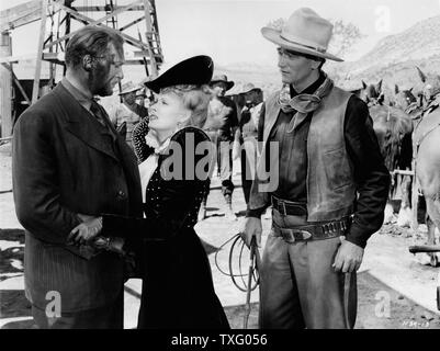 In Old Oklahoma Jahr: 1943 USA Regie: Albert Rogell Albert Dekker, John Wayne, Martha Scott Stockfoto