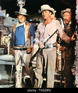 El Dorado Jahr: 1966 USA Regie: Howard Hawks John Wayne, Robert Mitchum, Arthur Hunnicutt Stockfoto