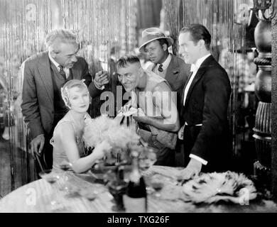 Die verführerin Jahr: 1926 USA Mauritz Stiller, Greta Garbo, Antonio Moreno Regie: Fred Niblo, Mauritz Stiller auf dem Set Stockfoto