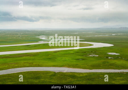 90 - acht Biegungen der Bayinbrook Prairie Stockfoto
