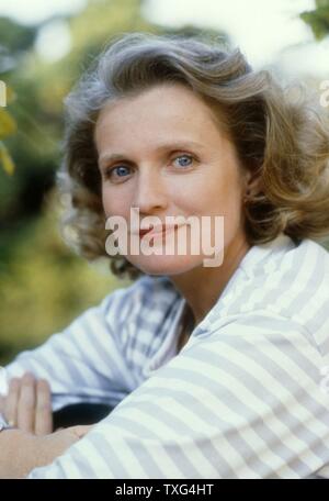 Die französische Schauspielerin Marie-Christine Barrault im Jahre 1990. Stockfoto