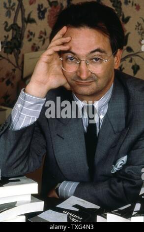 Jacques Attali, französischer Politiker. Palais de l'Elysée in Paris, 12. April 1989 Stockfoto