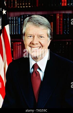 Jimmy Carter, 39. Präsident der Vereinigten Staaten von Amerika (1977-1981) Stockfoto