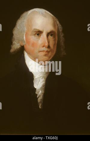 James Monroe, fünfter Präsident der Vereinigten Staaten (1817-1825). Monroe Doktrin war während seiner Verwaltung eingeführt. Stockfoto