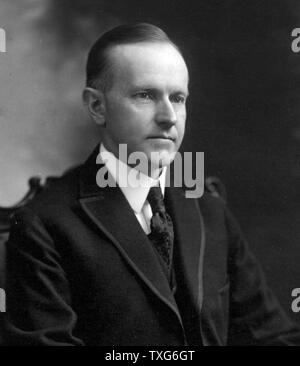 Johannes Calvin Coolidge jr., 30. Präsident der Vereinigten Staaten (1923-1929) Stockfoto