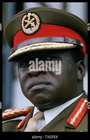 Idi Amin Dada (1925 – 16. August 2003) war der dritte Präsident von Uganda, Urteil von 1971 bis 1979 Stockfoto