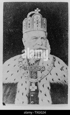 Wilhelm i., Kaiser von Deutschland. Wilhelm war der König von Preußen und das erste Staatsoberhaupt des Vereinigten Deutschlands. Stockfoto