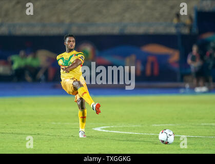 Suez, Ägypten. 24. Juni, 2019. Lassana Coulibaly von Mali während der 2019 Afrika Cup der Nationen Übereinstimmung zwischen Mali und Mauretanien am Suez Armee Stadion in Suez, Ägypten. Ulrik Pedersen/CSM/Alamy leben Nachrichten Stockfoto