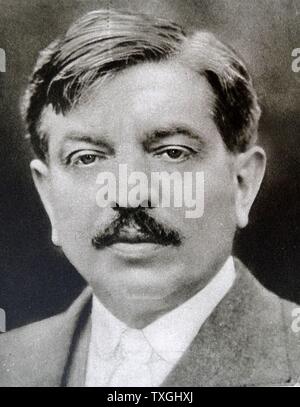 Pierre Laval (1883 ñ 15. Oktober 1945); französische Politiker. Premierminister von Frankreich vom 27. Januar 1931 bis 20. Februar 1932, und auch unter einer anderen Regierung vom 7. Juni 1935 bis 24. Januar 1936. Stockfoto