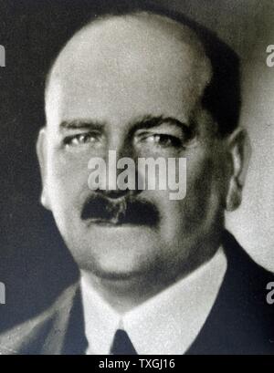 Pierre Étienne Flandin (1889 - 1958). Französische konservative Politiker der Dritten Republik, Premierminister von Frankreich ab dem 8. November 1934 bis 31. Mai 1935 Stockfoto