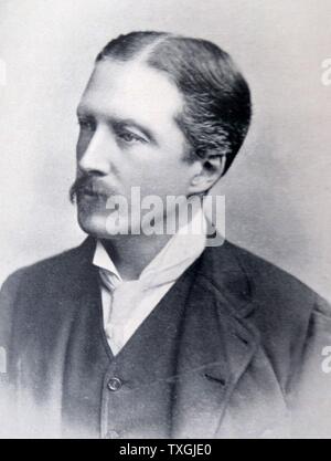 Fotografisches Porträt von Edward Guinness, 1. Earl of Iveagh (1847-1927) ein irischer Philanthrop und Geschäftsmann. Vom 20. Jahrhundert Stockfoto