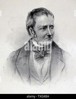 Porträt von Thomas De Quincey (1785-1859), englischer Essayist. Vom 19. Jahrhundert Stockfoto