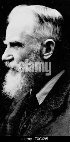 George Bernard Shaw (1856-1950) Irischer Dramatiker, Kritiker und Fabian c 1930 Foto London Stockfoto