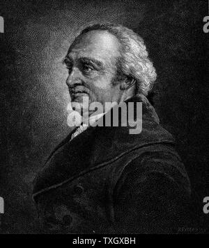 William Herschel (1738-1822) Deutschland geborener englischer Astronom: entdeckt ersten neuen Planeten seit alten Zeiten, Uranus. Gebaut Teleskope, darunter die berühmte 40-Fuß-Reflektor Stockfoto