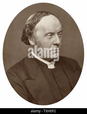 Alfred Barry (1826-1910), englischer Geistlicher und Gelehrter, der Sohn des Architekten Sir Charles Barry, Erzbischof von Sydney und Primas von Australien 1884-9. Foto veröffentlicht London c 1880. Woodburytype Stockfoto