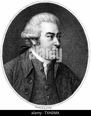 Joseph Banks (1743-1820), englischer Botaniker und Anlage Sammler; segelte mit James Cook auf "Bemühen" 1768-71; Präsident der Royal Society für 41 Jahre ab 1778. Dichtfläche Gravur 1802 Stockfoto