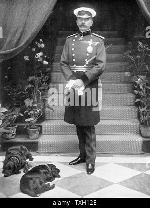 Horatio Herbert Kitchener (1850-1911) Irische - geborener britischer Soldat und Staatsmann. Verloren, wenn "HMS Hampshire 'aus Orkney vom 6. Juni 1916 abgebaut. Stockfoto