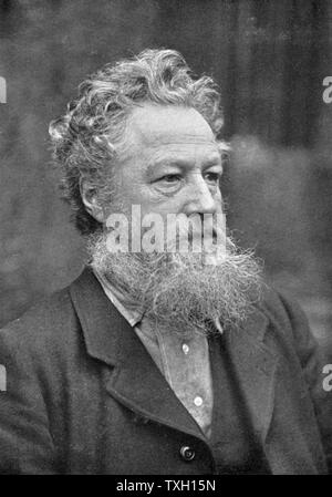 William Morris (1834-1896) englischen Sozialisten, Handwerker und Dichter. Arts And Crafts Movement. Stockfoto