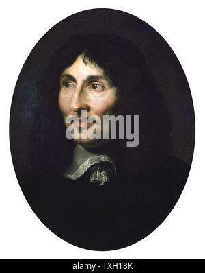 Claude Lefèbvre (1632-1675) Französische Schule (1632-1675) Portrait von Jean-Baptiste Colbert (1619-1683) aus dem 17. Jahrhundert Pau, fine-arts Museums zugewiesen Stockfoto