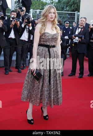 Lea Seydoux kommt auf dem roten Teppich vor der Vorführung des Films "Tournee", die im Rahmen der 63. jährliche Internationale Filmfestspiele von Cannes in Cannes, Frankreich am 13. Mai 2010. UPI/David Silpa Stockfoto