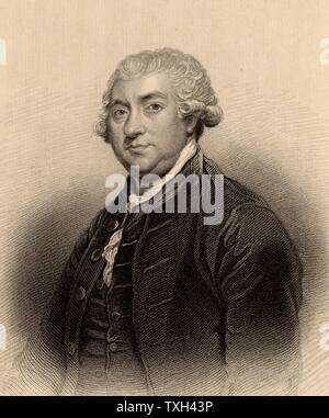 James Boswell (1740-1795) Schottischer tagebuchschreibers, Mann-von-Briefe und Biograf von Dr. Samuel Johnson (1709-1784). Gravur nach dem Porträt von Joshua Reynolds von 'ein Biographisches Lexikon der hervorragenden Schotten" von Thomas Thomson (1870). Stockfoto