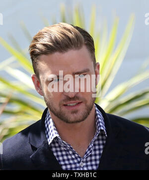 Justin Timberlake kommt an ein Foto für den Film "Inside Llewyn Davis' während die 66. jährliche Internationale Filmfestspiele von Cannes in Cannes, Frankreich am 19. Mai 2013. UPI/David Silpa Stockfoto